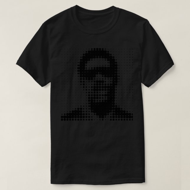 T-shirt Stevie Wonder - Conception minimale abstraite orig (Design devant)