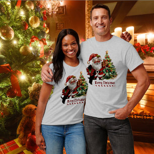 T-shirt Stewart Clan Scottie Chien Noël Personnalisé