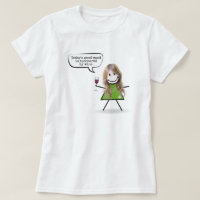 Stick Girl With Wine and Fun Quote