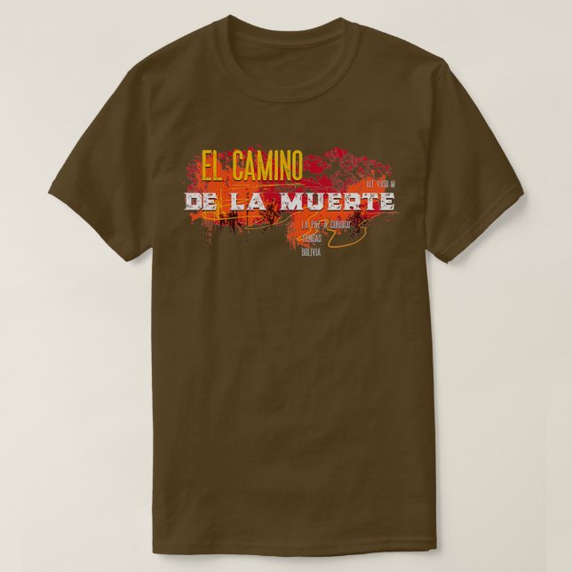 T-shirt Sticker de Camino de la Muerte  (Design devant)