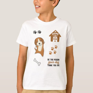 T-shirt Sticker de chien mignon Set Begale Chiens Chiens a