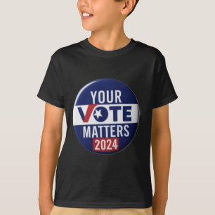 T-shirt Sticker de conception du bouton de campagne Vote S