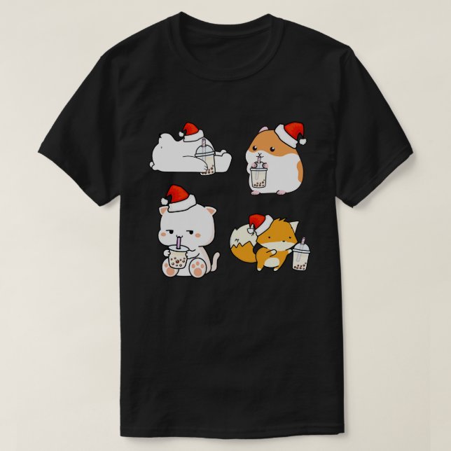 T-shirt Sticker de Noël Bundle 1 (Design devant)