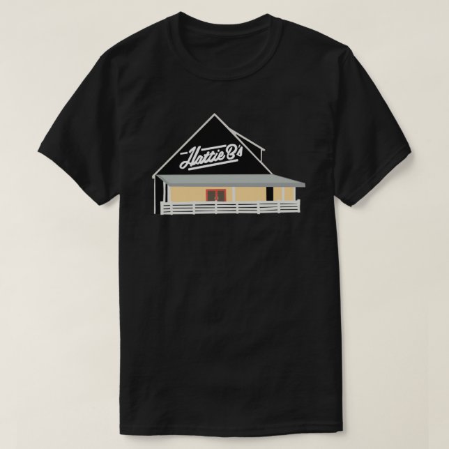 T-shirt Sticker de poulet chaud de Hattie B.png (Design devant)