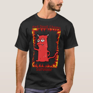 T-shirt Sticker de survie Red Devil Chemo.png