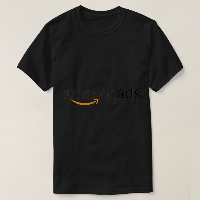 T-shirt Sticker du logo Amazon Ads (Design devant)