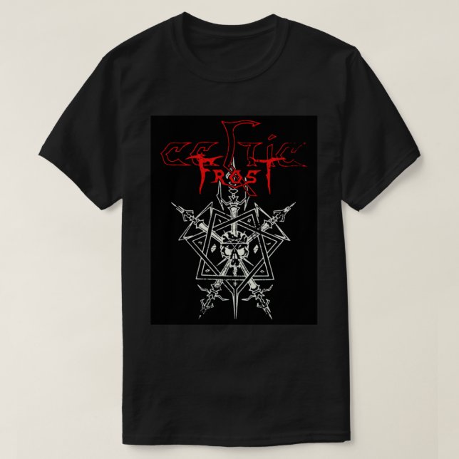 T-shirt Sticker du logo de la bande Celtic Frost (Design devant)