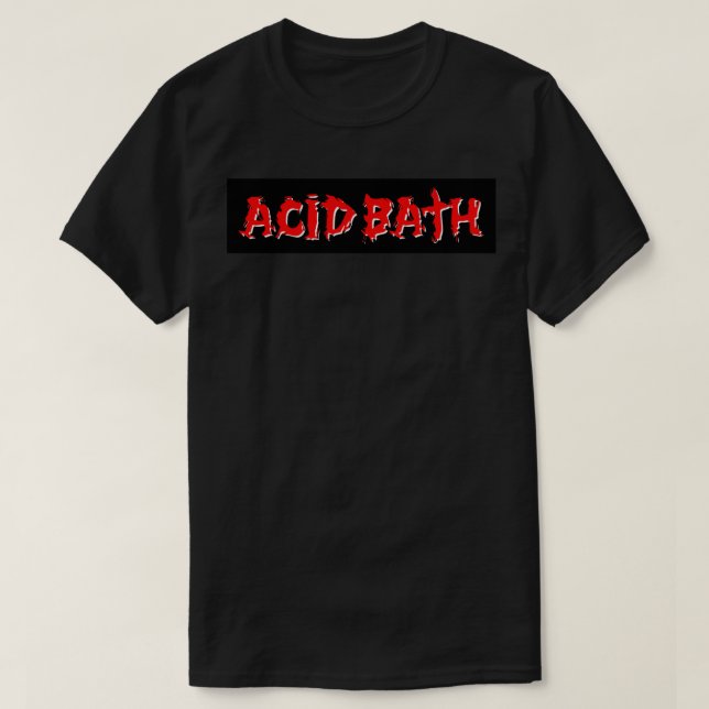 T-shirt Sticker du logo du groupe Bain d'acide (Design devant)