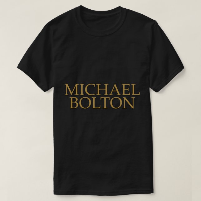 T-shirt Sticker du logo Michael Bolton (Design devant)