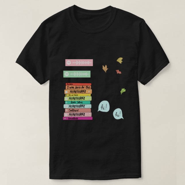 T-shirt Sticker du pack d'arrêt du coeur (Design devant)