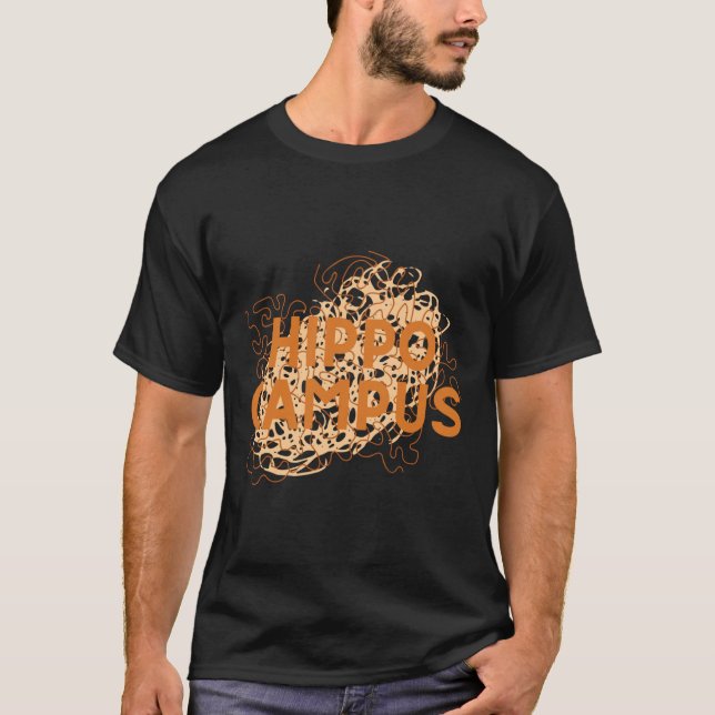 T-shirt Sticker Hippo Campus Scribbles (Devant)