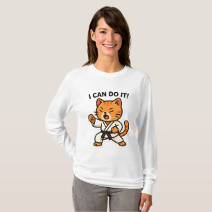 T-shirt Sticker Karate Cat