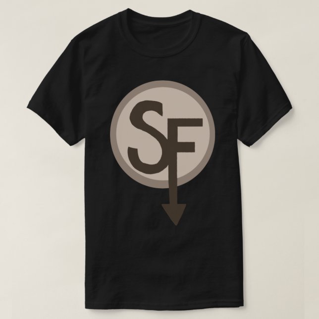 T-shirt Sticker logo Sanitys automne (Design devant)