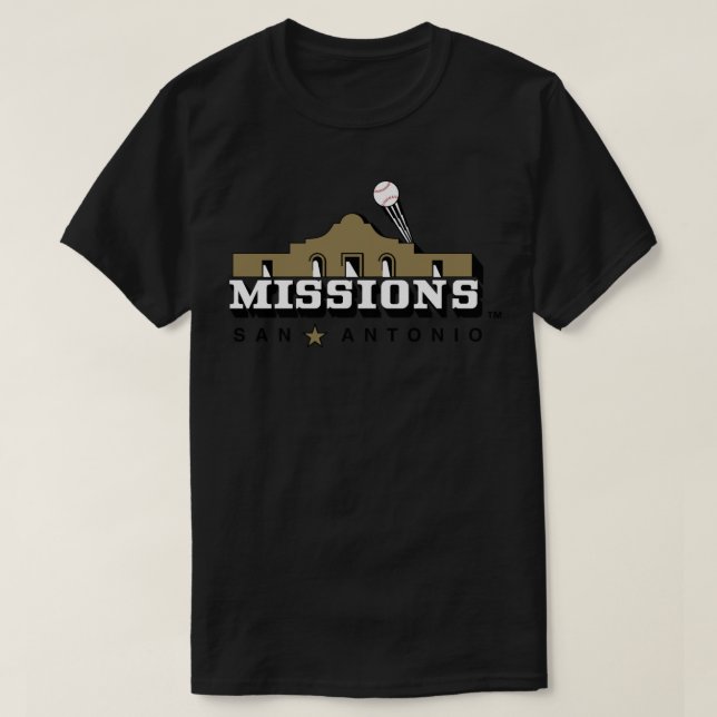 T-shirt Sticker Mission San Antonio (Design devant)