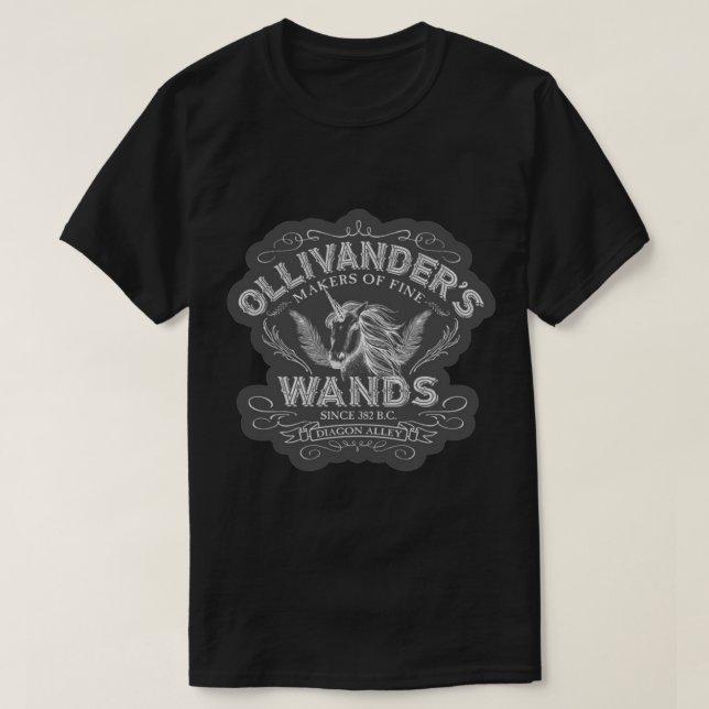 T-shirt Sticker Ollivander's Wands.png (Design devant)