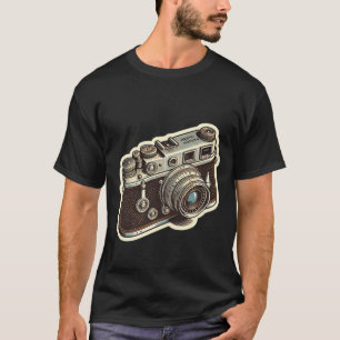 T-shirt Sticker pour caméra vintage - Décal pour Lover Pho
