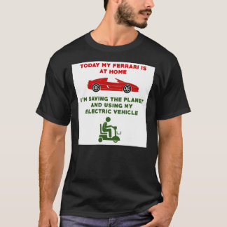 T-shirt Sticker pour scooter de mobilité drôle.png