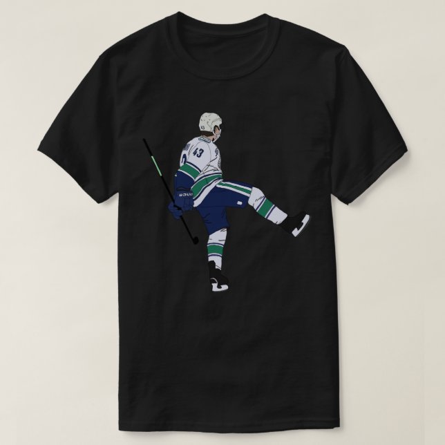 T-shirt Sticker Quinn Hughes (Design devant)
