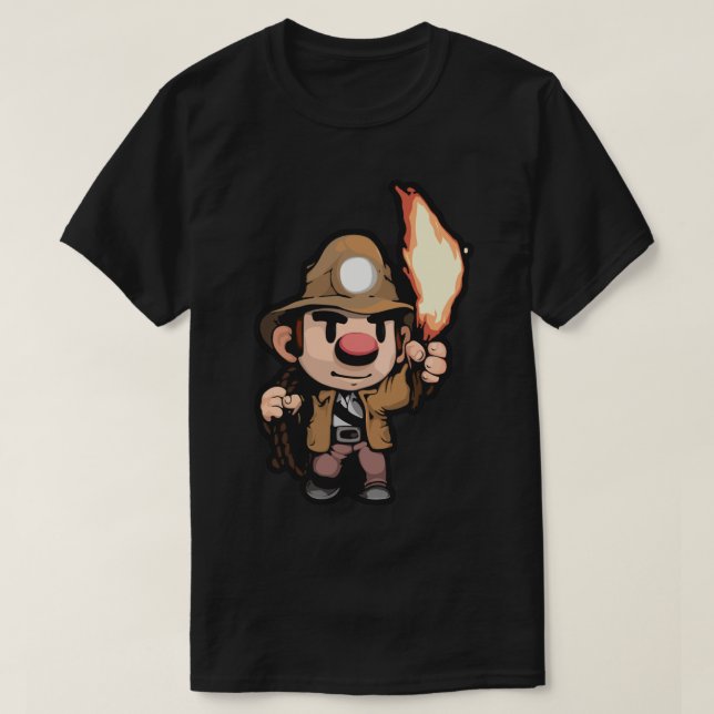 T-shirt Sticker Spelunky Guy.png (Design devant)