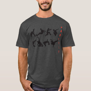 T-shirt Stickers Parkour sacs sacs Casquettes casques télé