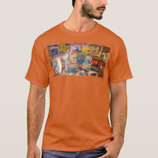 T-shirt Stickers Voyage vintage valise