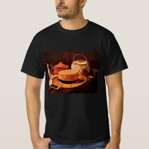 T-shirt Still Life Casquette de paille jaune par Vincent v