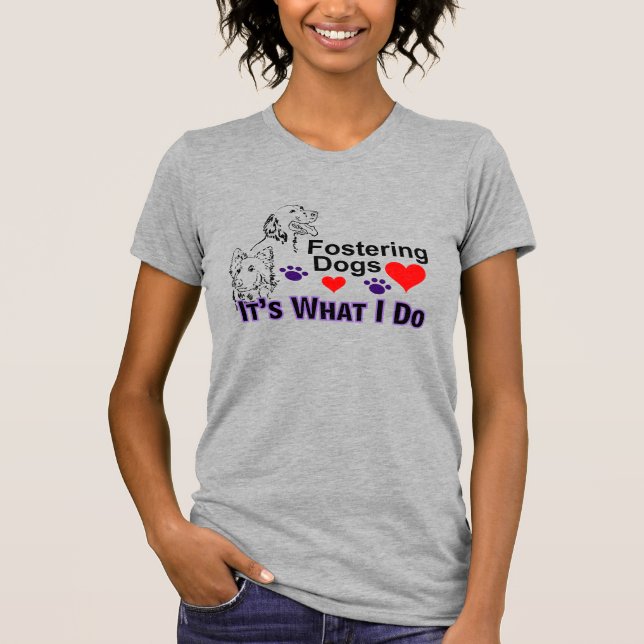T-shirt Stimulant des chiens est il ce qui je fais la (Devant)