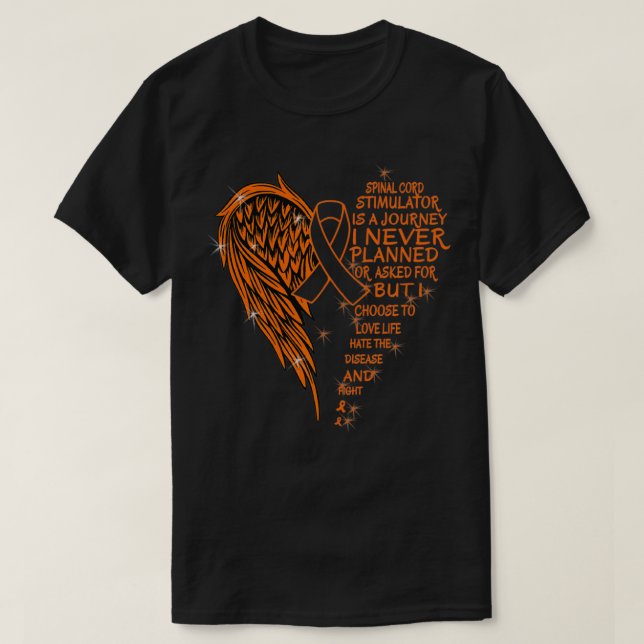 T-shirt stimulateur de la moelle épinière est un voyage qu (Design devant)