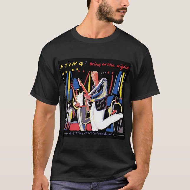 T-shirt Sting bring on the night friends (Devant)
