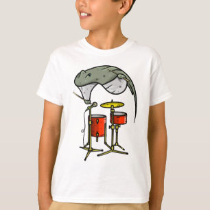 T-shirt Stingray jouant aux tambours