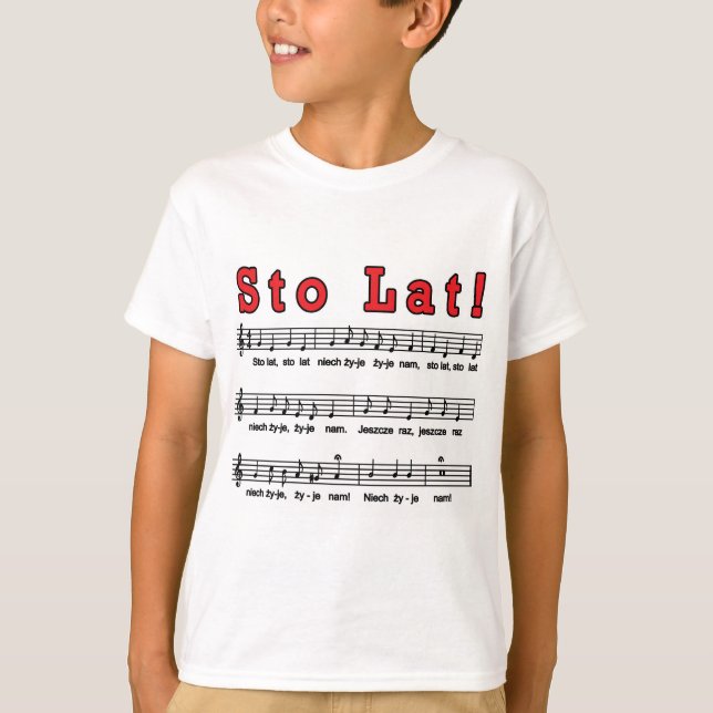 T-shirt Sto Lat ! Chanson (Devant)
