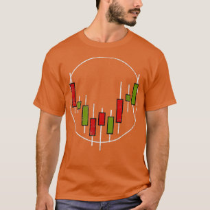 T-shirt Stock de négociation Stock de marché chandelier