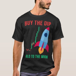 T-shirt Stock Market Acheter Le Tiret De Baisse À La Lune 