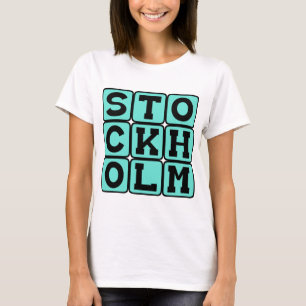 T-shirt Stockholm, Capitale de Suède