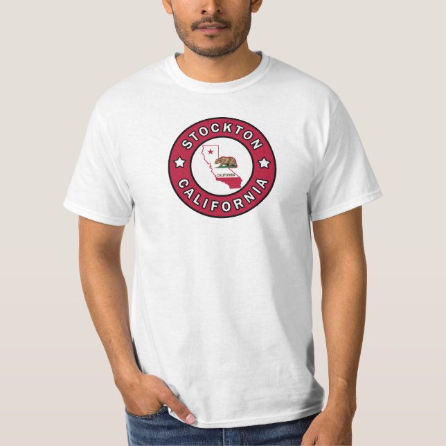 T-shirt Stockton, Californie (Devant)
