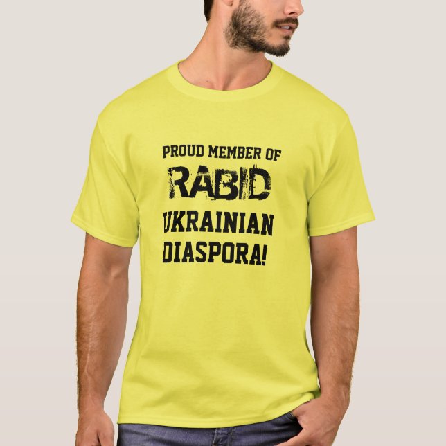 T - Shirt: Stolzes Mitglied der RASENDEN T-Shirt (Vorderseite)
