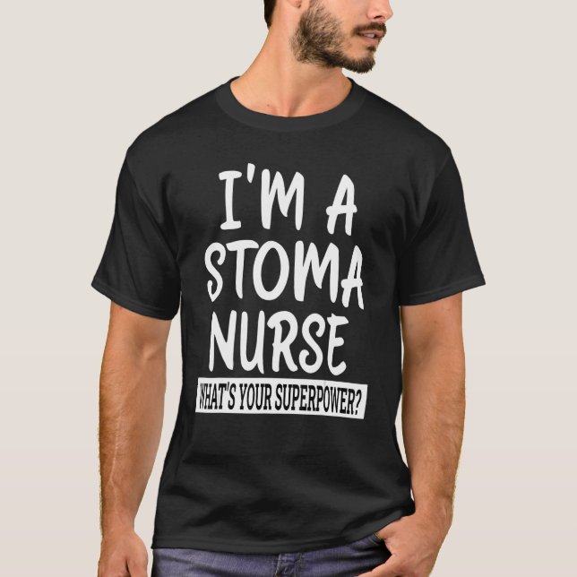 T-shirt Stoma Nurse Nurse Nursing School & Appréciation Mé (Devant)