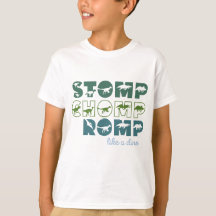 Stomp chomp romp comme des enfants dino