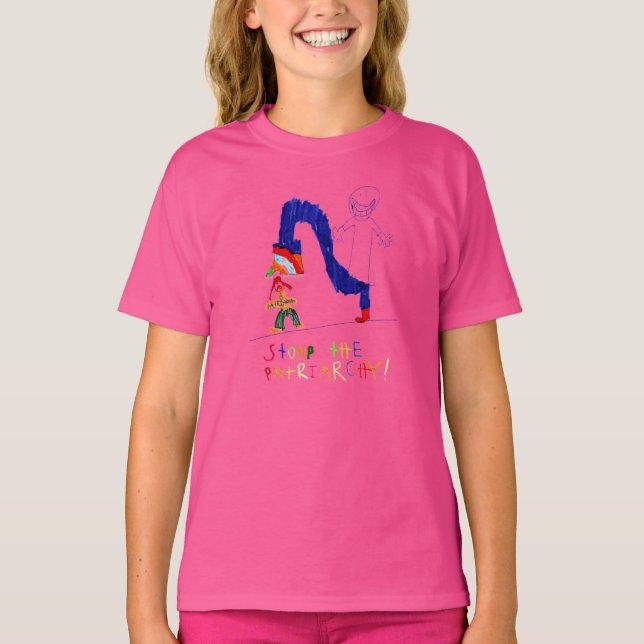 T-shirt Stomper le patriarcat (Devant)