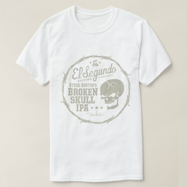 T-shirt Stone Cold Steve Austin Merch Broken Skull Ipa (Design devant)