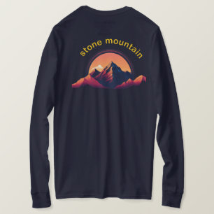 T-shirt Stone Mountain Design minimaliste -