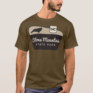 T-shirt Stone Mountain State Park North olina Affiche de b