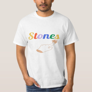 T-shirt stones