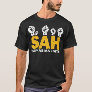 T-shirt Stop Asian Hate Crimes asien soutien de la communa