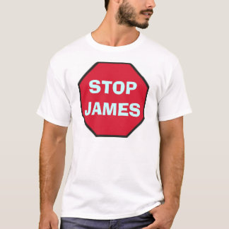 T-shirt stop_blank, STOPJAMES
