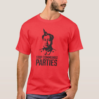 T-shirt Stop communist parties
