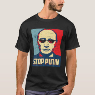 T-shirt Stop In Ukraine Soutenez L'Ukraine Je Suis Avec L'