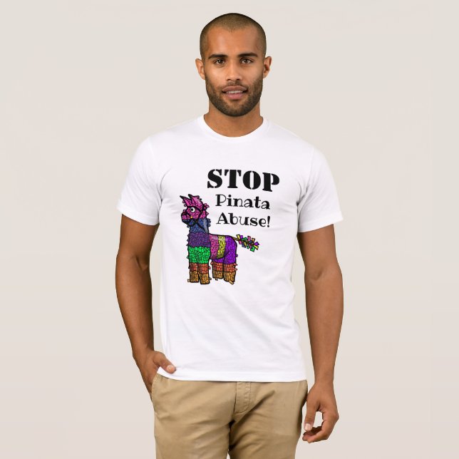 T-shirt Stop Pinata Abuse (Devant entier)
