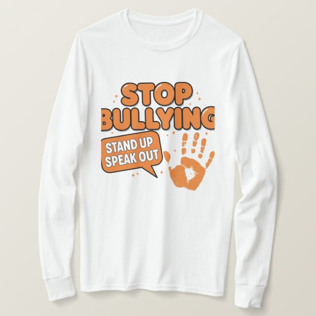 T-shirt Stoping bullying  (Design devant)