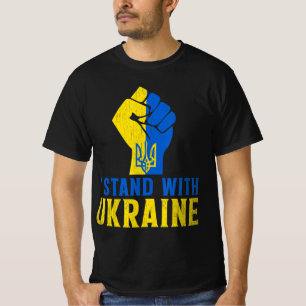 T-shirt Stopper Avec L'Ukraine Aimer Soutenir Ukraine Homm